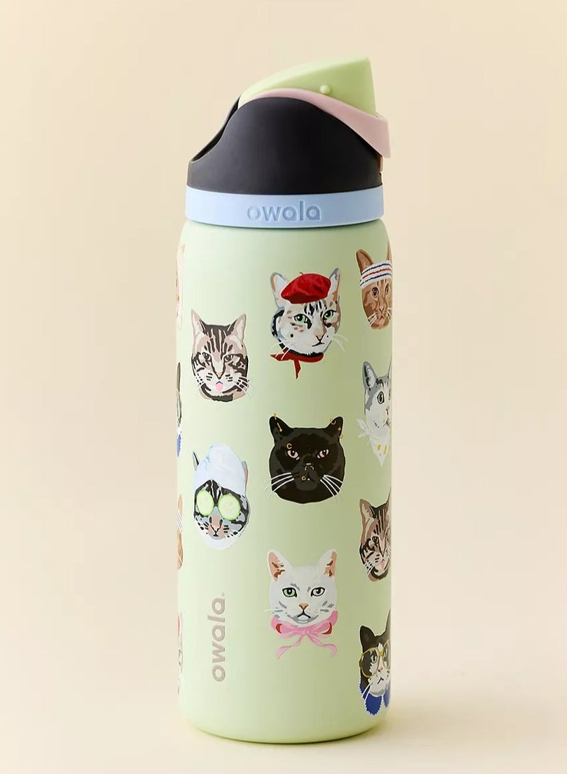 Owala Insulated Stainless Steel Water Bottle With Straw For Sports Travel And School BPA Free Sports Water Bottle(32OZ) - Image 1
